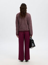 HERRINGBONE WOOL BLEND JUMPER, Fig, highres