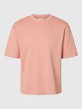 Selected LOOSE FIT T-SHIRT, Rose Tan, highres - 16094143_RoseTan_001.jpg