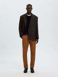 175 SLIM FIT FLEX CHINOS, Toffee, highres