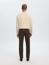 175 SLIM FIT BRUSHED CHINO, Demitasse, highres