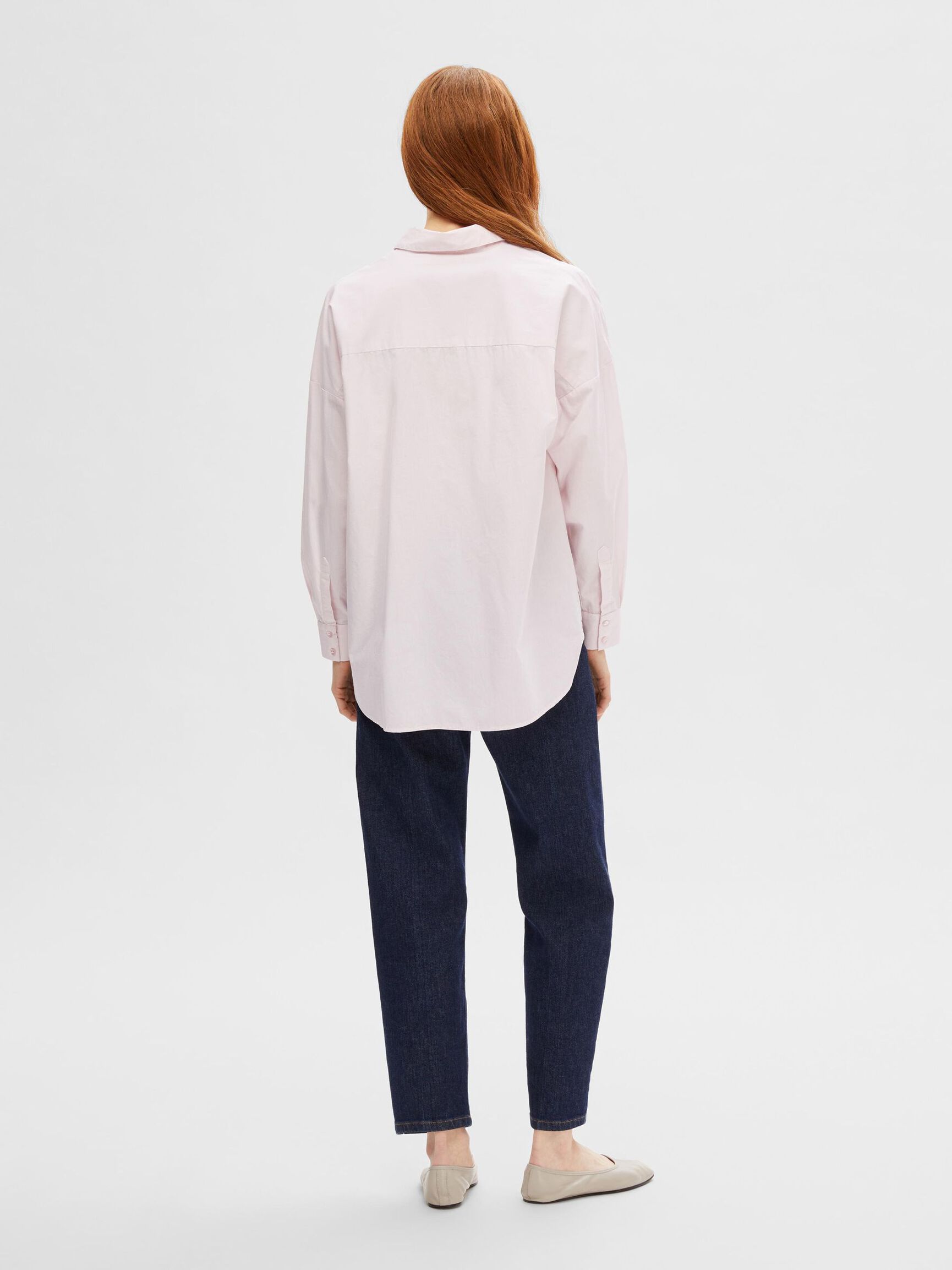 CORTE OVERSIZE CAMISA, Cradle Pink, highres