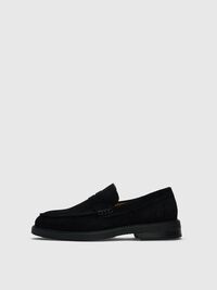 RUSKIND LOAFERS, Black, highres
