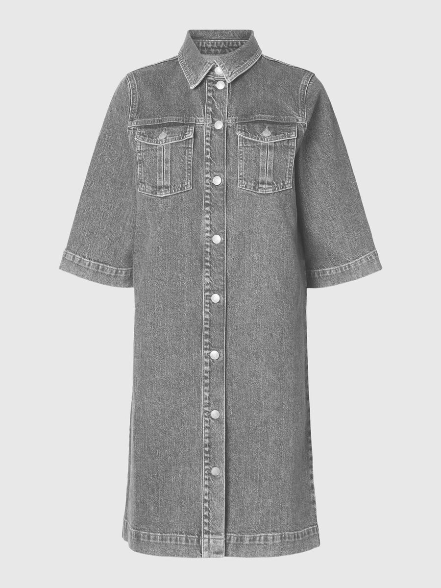 Selected SUKIENKA MIDI, Grey Denim, highres - 16098279_GreyDenim_001.jpg