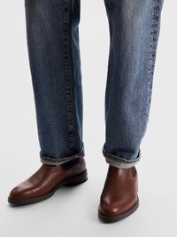 LEATHER CHELSEA BOOTS, Demitasse, highres