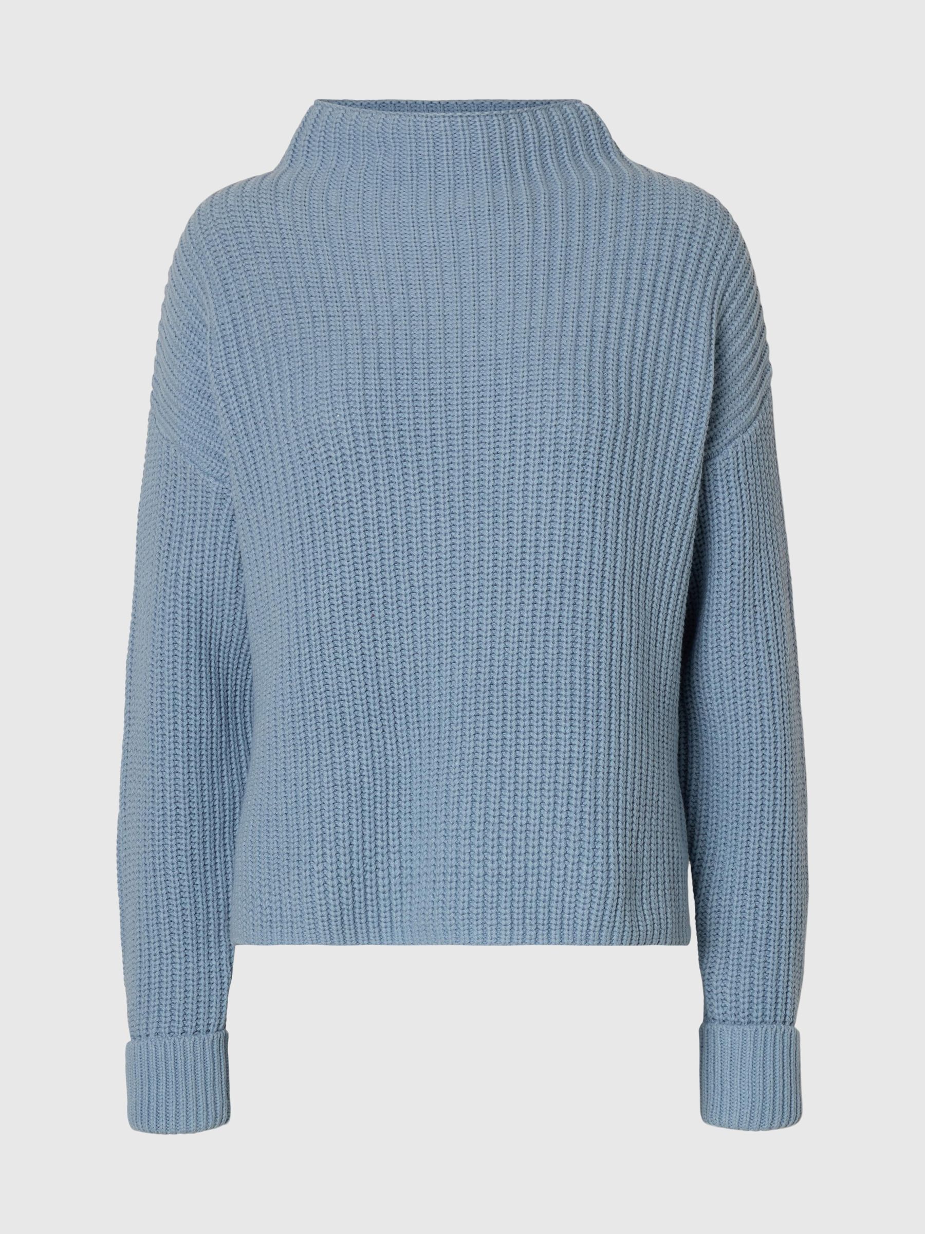 OVERSIZED JUMPER, Dusty Blue, highres