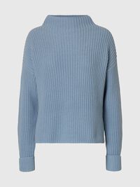OVERSIZED JUMPER, Dusty Blue, highres