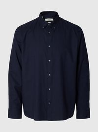 COTTON LONG SLEEVED SHIRT, Sky Captain, highres