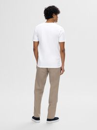 V-NECK T-SHIRT, Bright White, highres