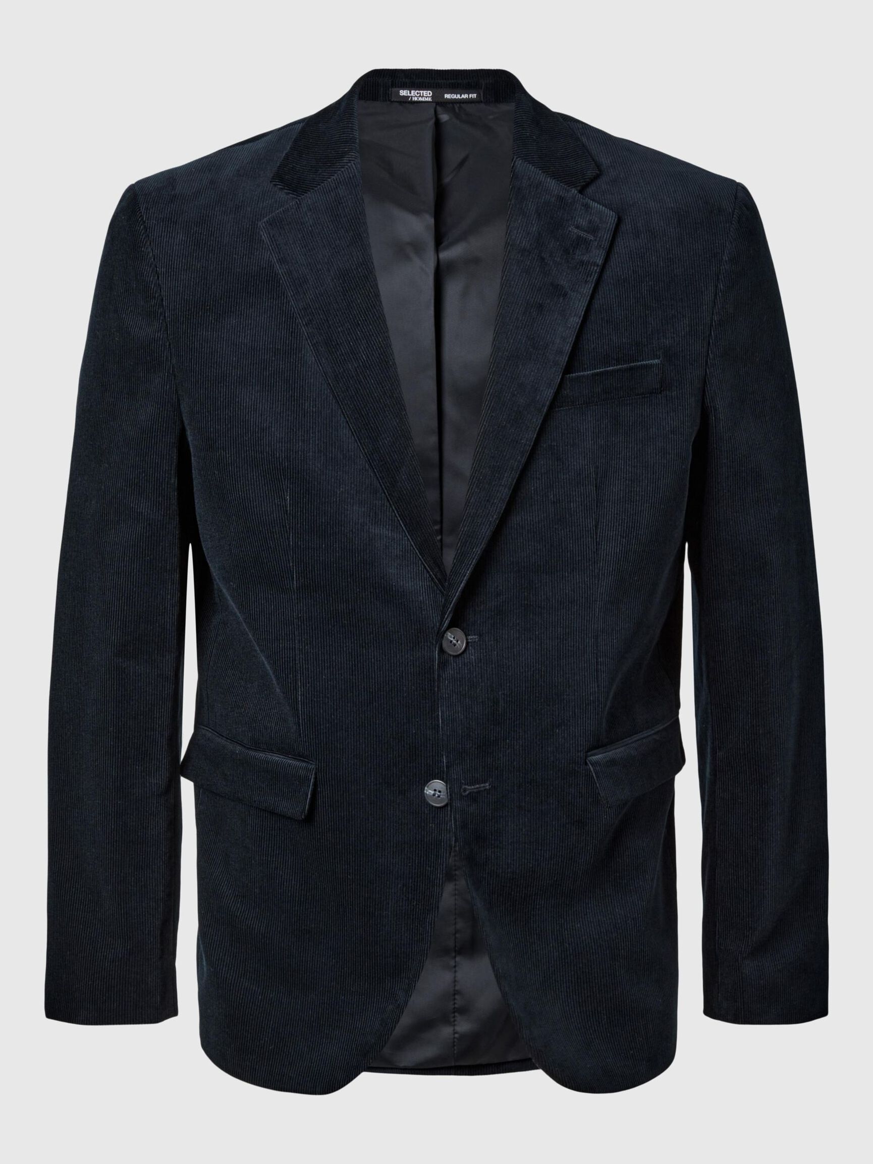 REGULAR FIT CORD BLAZER, Sky Captain, highres
