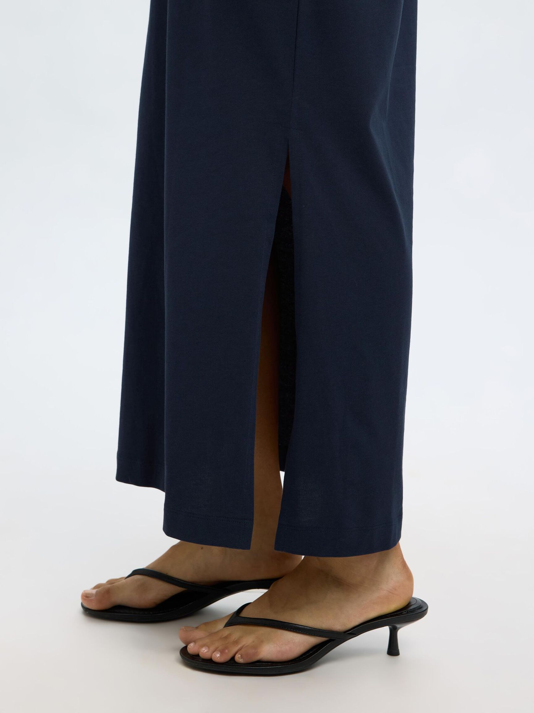 MAXI SHORT SLEEVED DRESS, Dark Sapphire, highres
