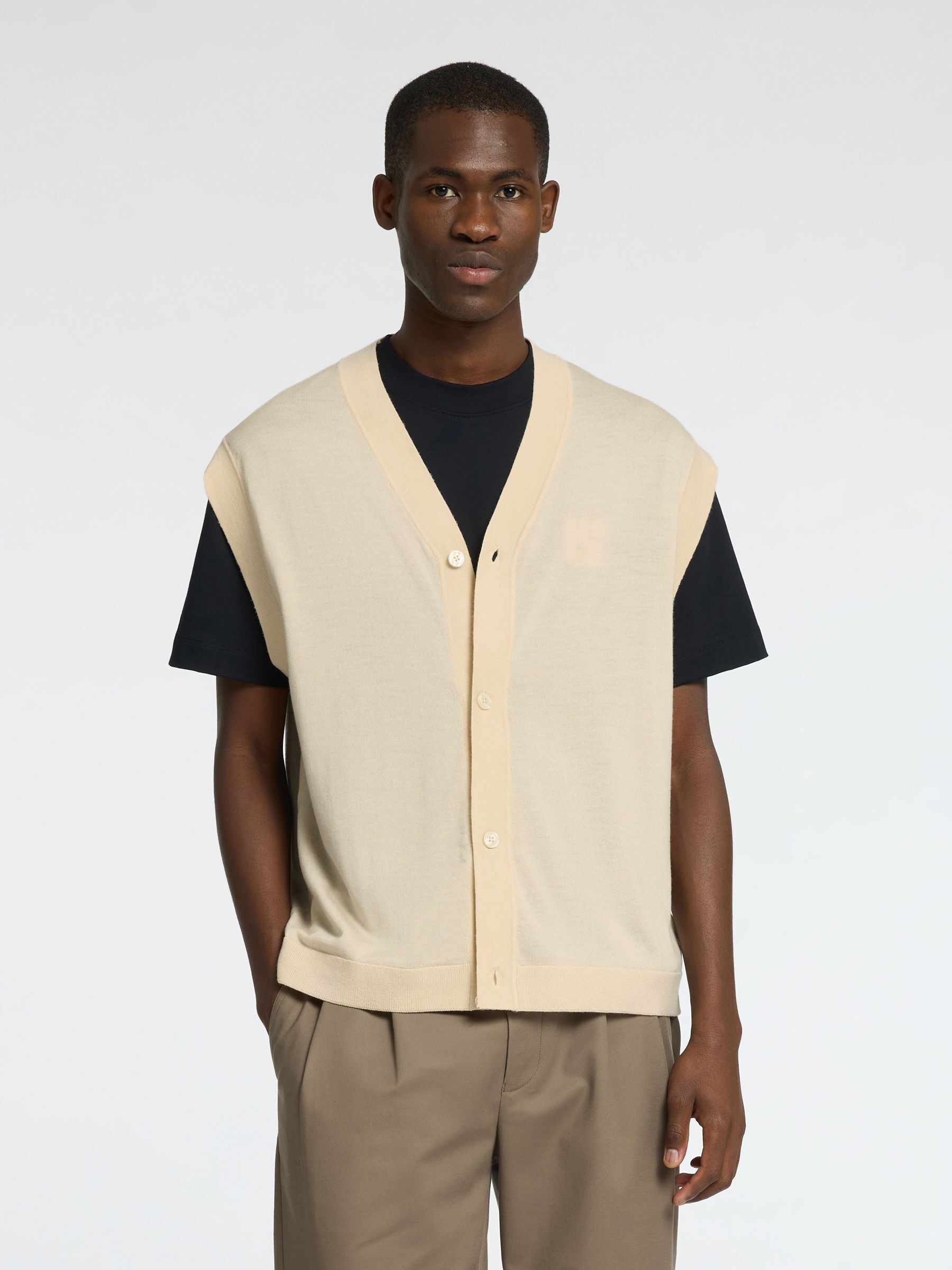 DZIANINOWA KAMIZELKA, Angora, highres