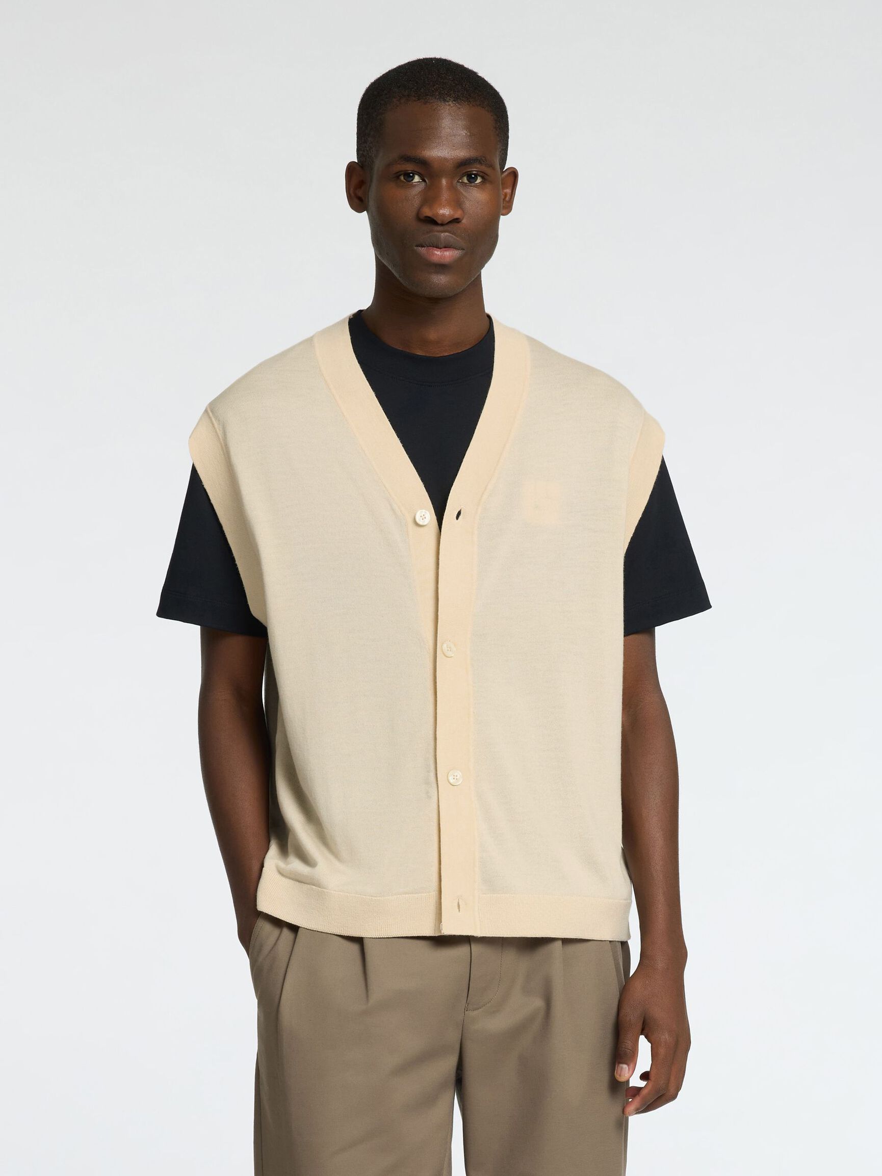 DZIANINOWA KAMIZELKA, Angora, highres