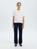 Selected BESTICKTES T-SHIRT MIT RUNDHALSAUSSCHNITT, Bright White, highres - 16101219_BrightWhite_1258639_005.jpg