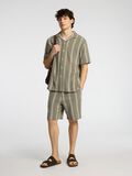 Selected STRIPED COTTON SHORTS, Vetiver, highres - 16091289_Vetiver_1165884_008.jpg