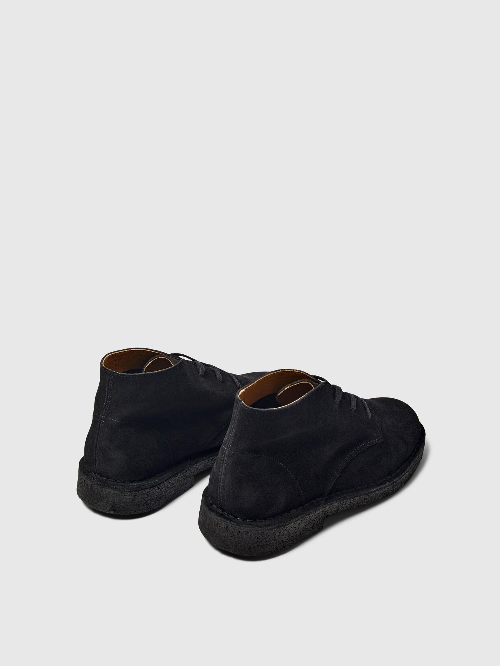 SUEDE CHUKKA BOOTS, Black, highres