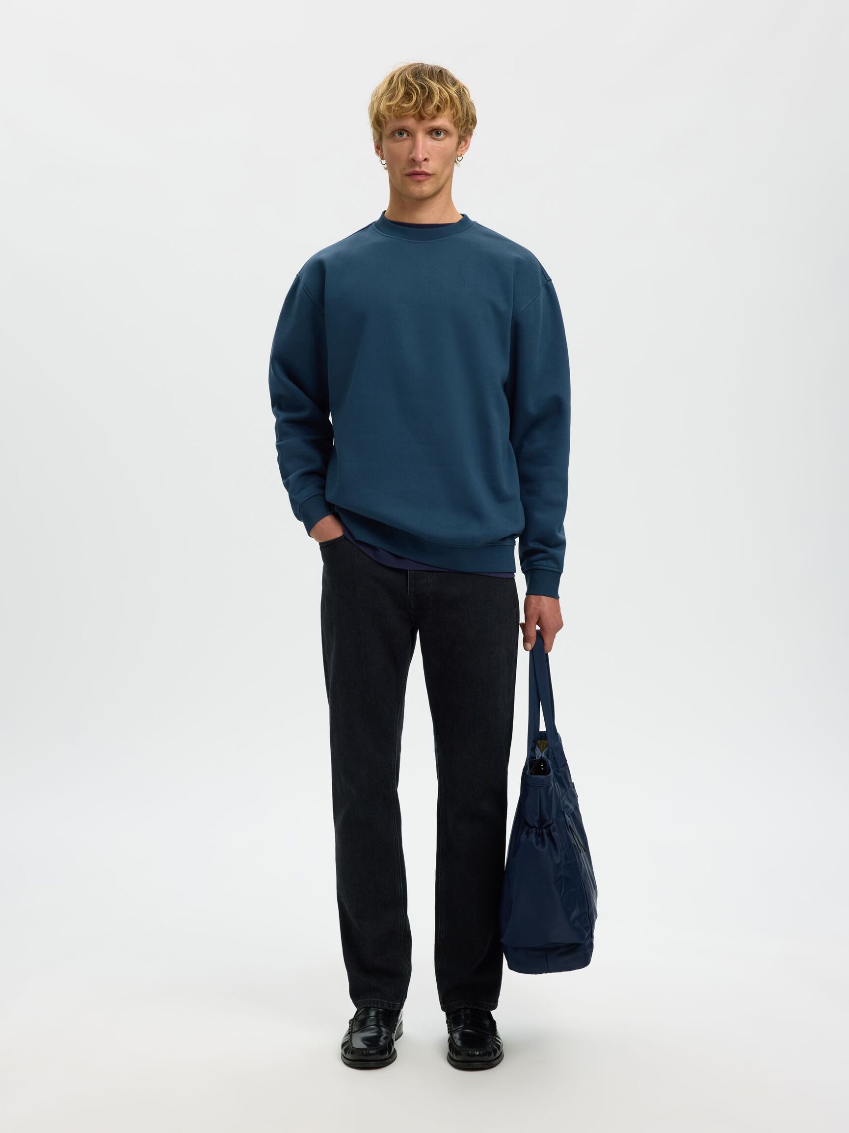 COTTON BLEND SWEATSHIRT, Key Largo, highres