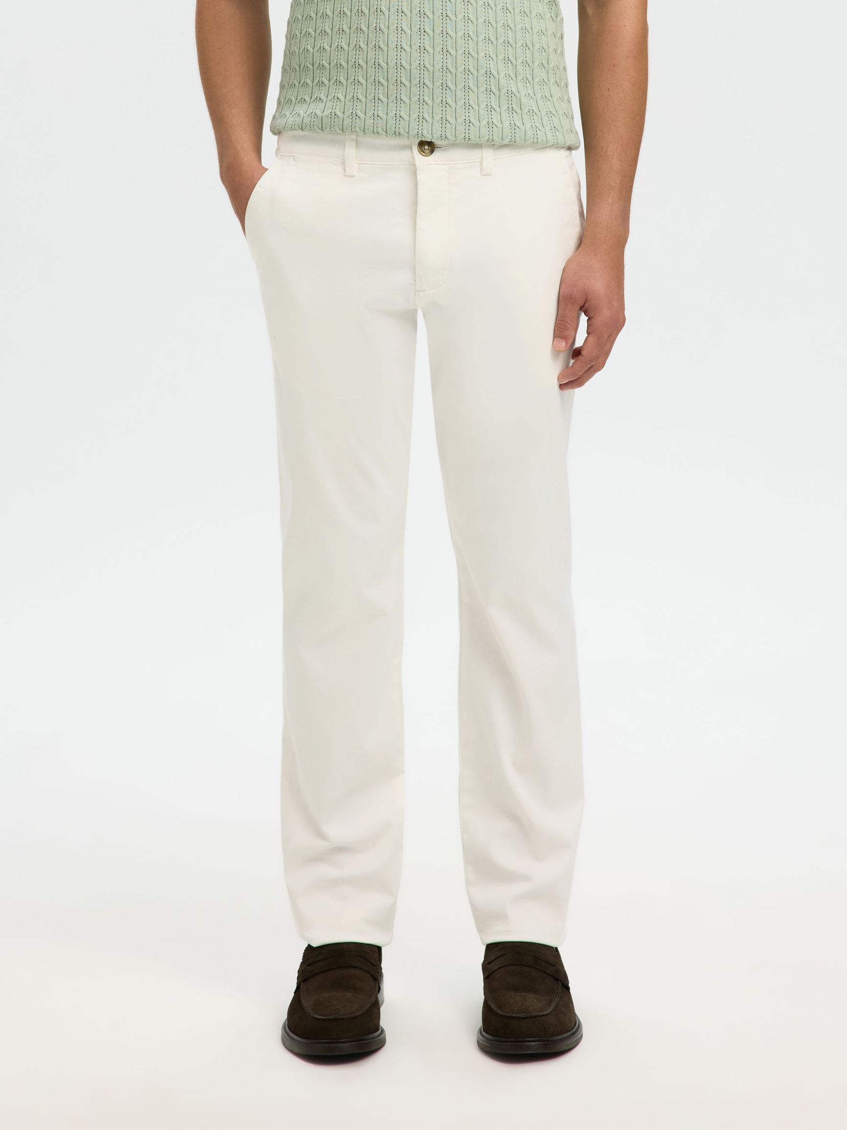 175 SLIM FIT FLEX CHINOS, Cloud Dancer, highres