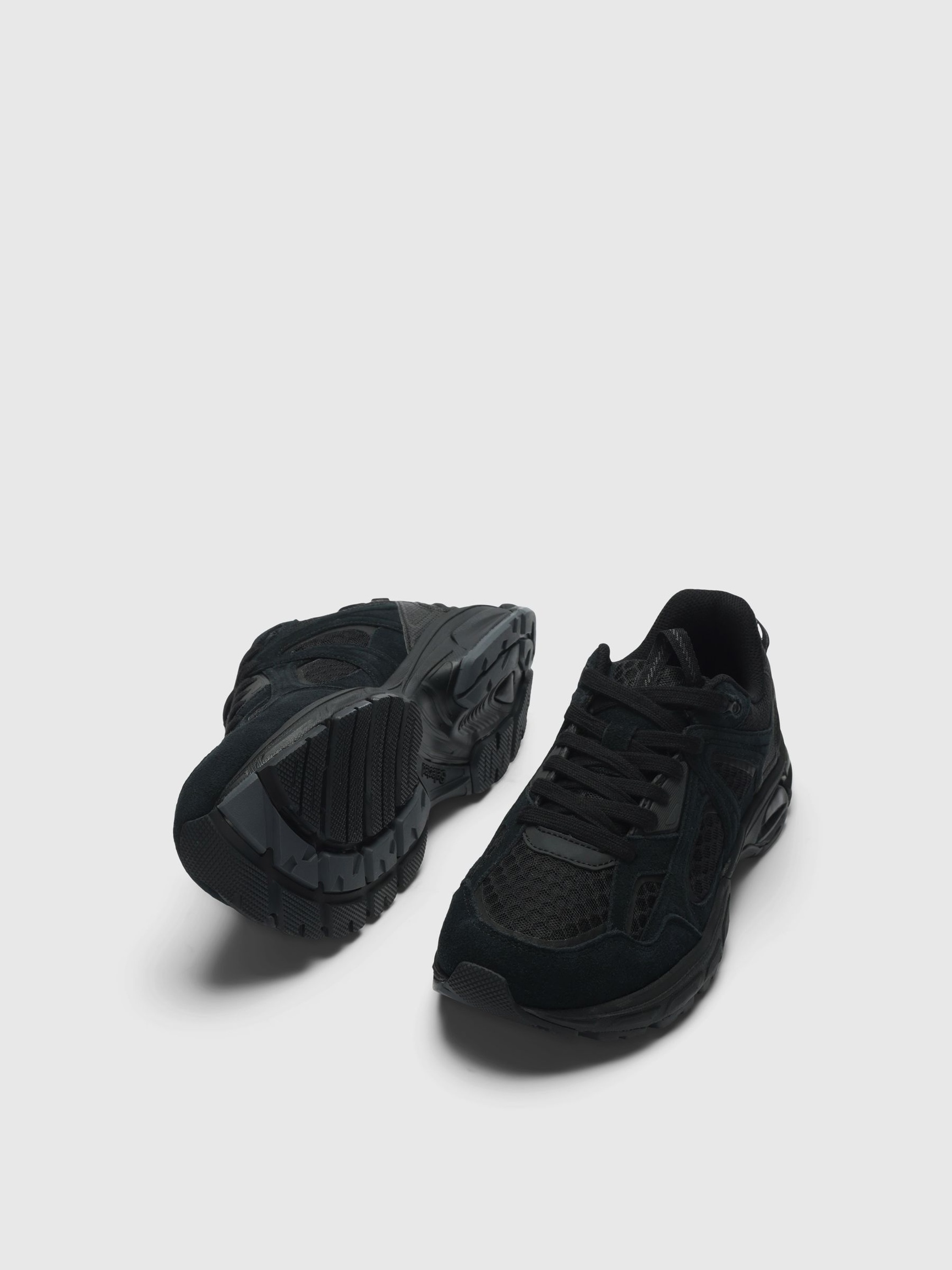 SPORTY TRAINERS, Black, highres