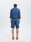Selected MIDDELBLAUWE WASSING DENIM SHORT, Medium Blue Denim, highres - 16098699_MediumBlueDenim_004.jpg