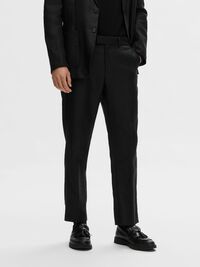 100% HEMP TROUSERS, Black, highres