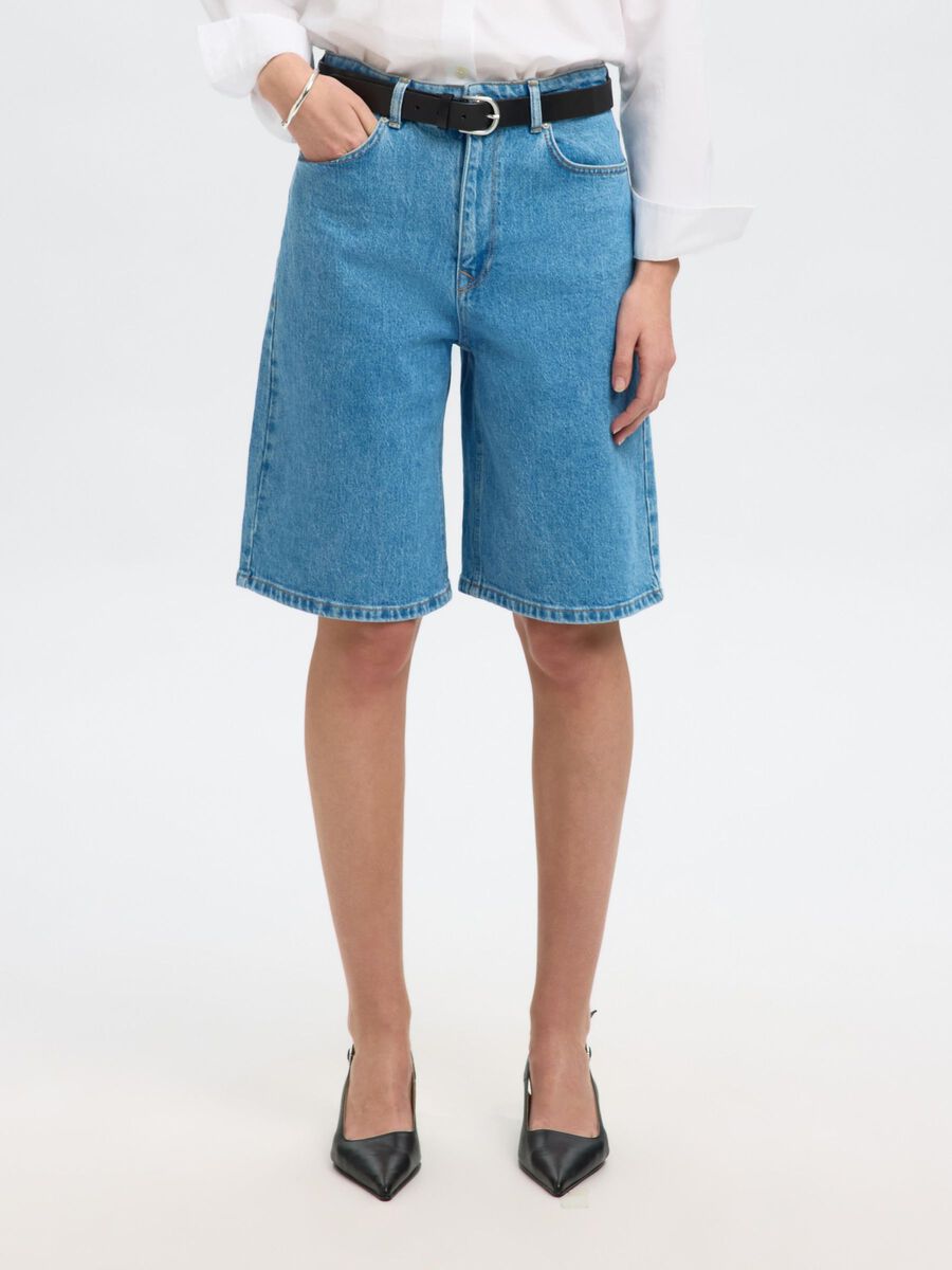 Product tile image - DENIM BERMUDA SHORTS, Light Blue Denim | 16098765_LightBlueDenim_1207611