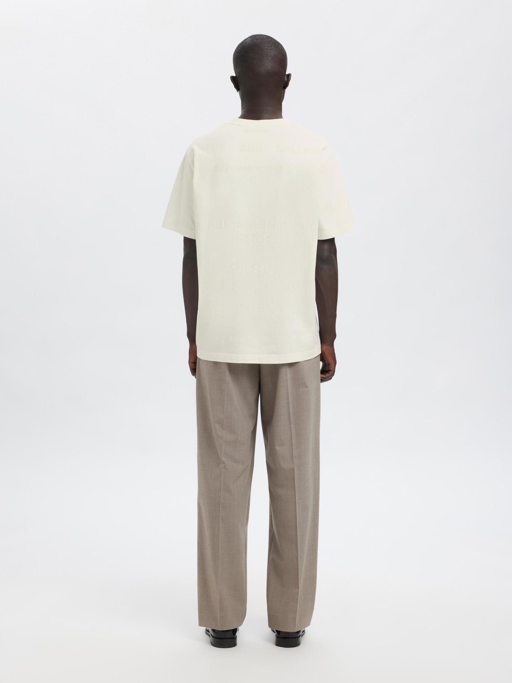 REGULAR FIT T-SHIRT, Cloud Dancer, highres