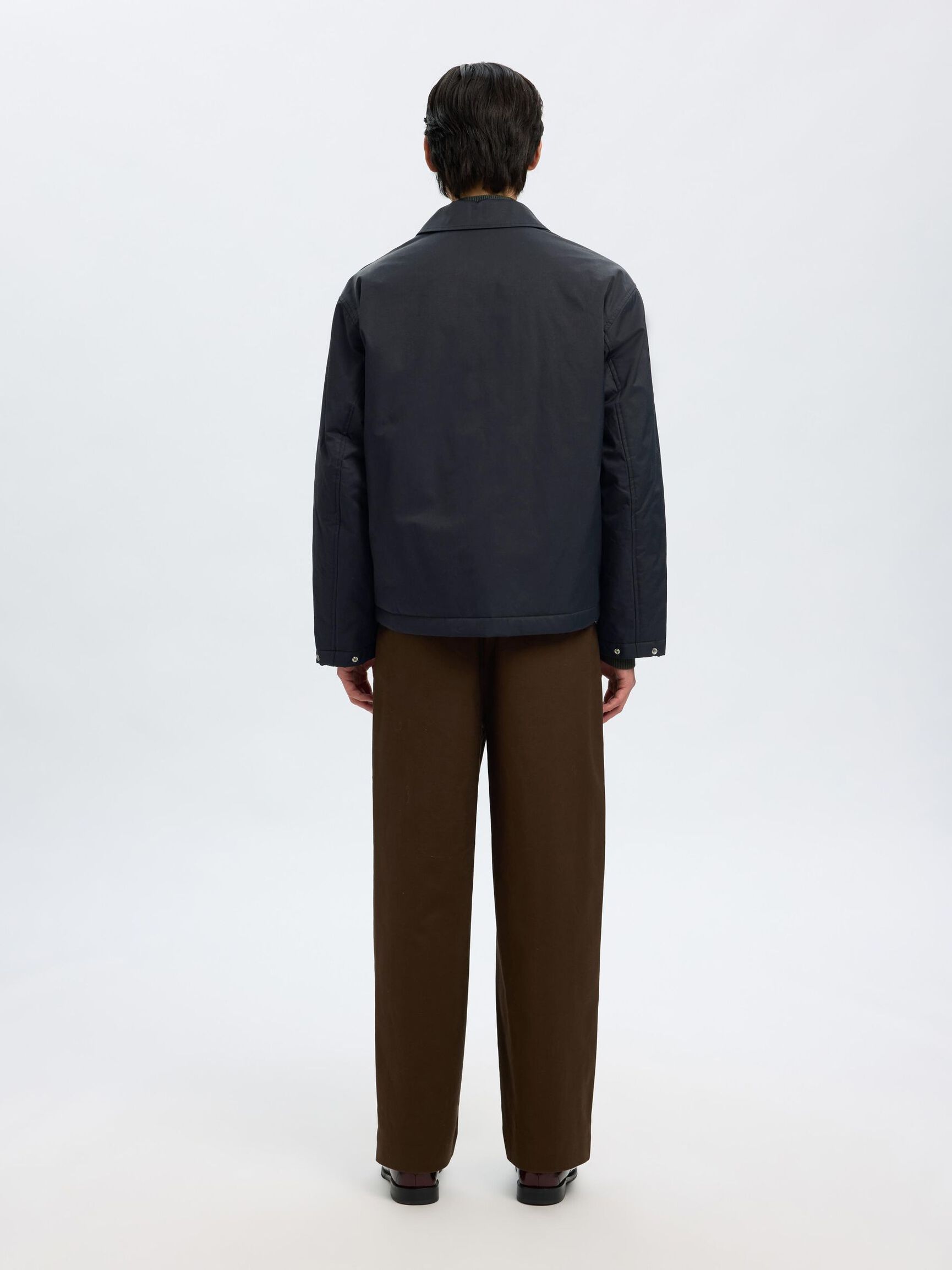 RELAXED FIT JACK, Black, highres
