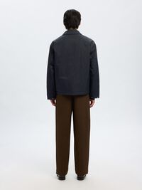 RELAXED FIT JACK, Black, highres