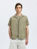 Selected 100% BAUMWOLL KURZARMHEMD, Vetiver, highres - 16097686_Vetiver_1183912_003.jpg