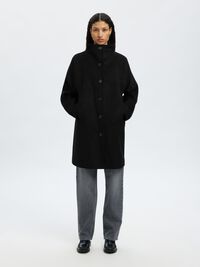 ULDBLANDING FRAKKE, Black, highres