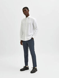 LANGE ÄRMEL HEMD, Bright White, highres
