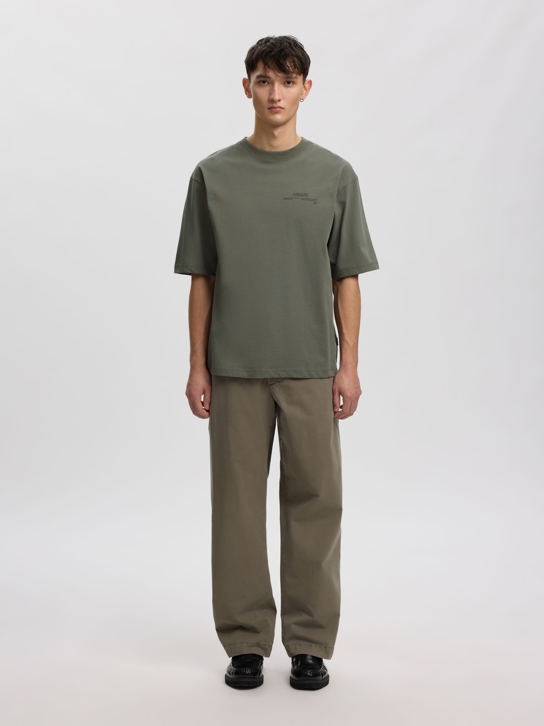 T-SHIRT, Castor Gray, highres