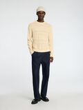 Selected 100% MERINO WOOL CREWNECK JUMPER, Angora, highres - 16097826_Angora_005.jpg