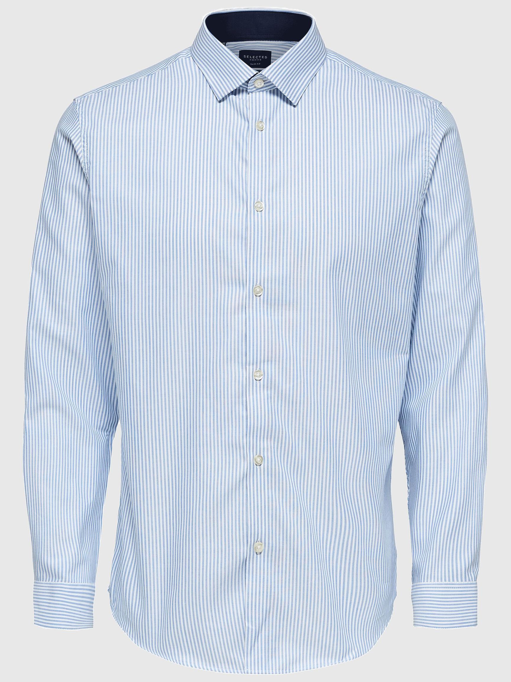 SLIM FIT SKJORTE, Sky Blue, highres