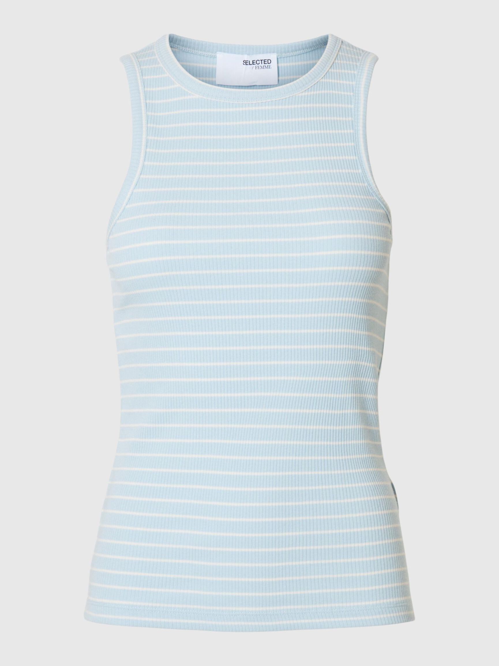 GESTREIFTE TANKTOP, Cashmere Blue, highres