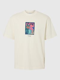 PRINT T-SHIRT, Egret, highres