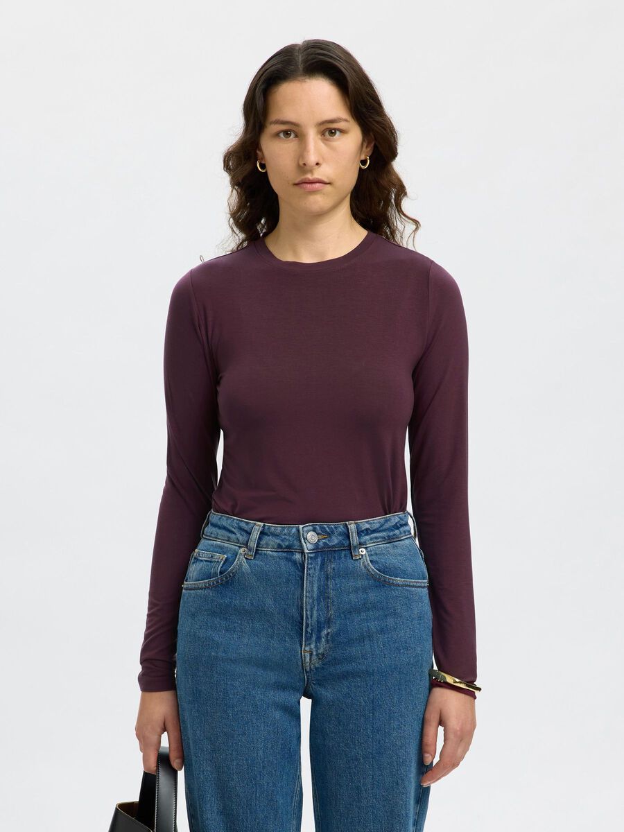 Product tile image - T-SHIRT  Z DŁUGIM RĘKAWEM, Fig | 16094343_Fig