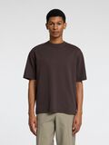Selected LOOSE FIT T-SHIRT, Chocolate Torte, highres - 16094143_ChocolateTorte_003.jpg