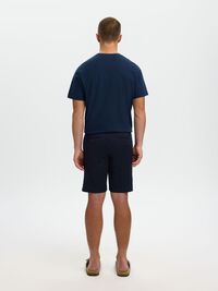 SLIM-FIT CHINO SHORTS, Dark Sapphire, highres