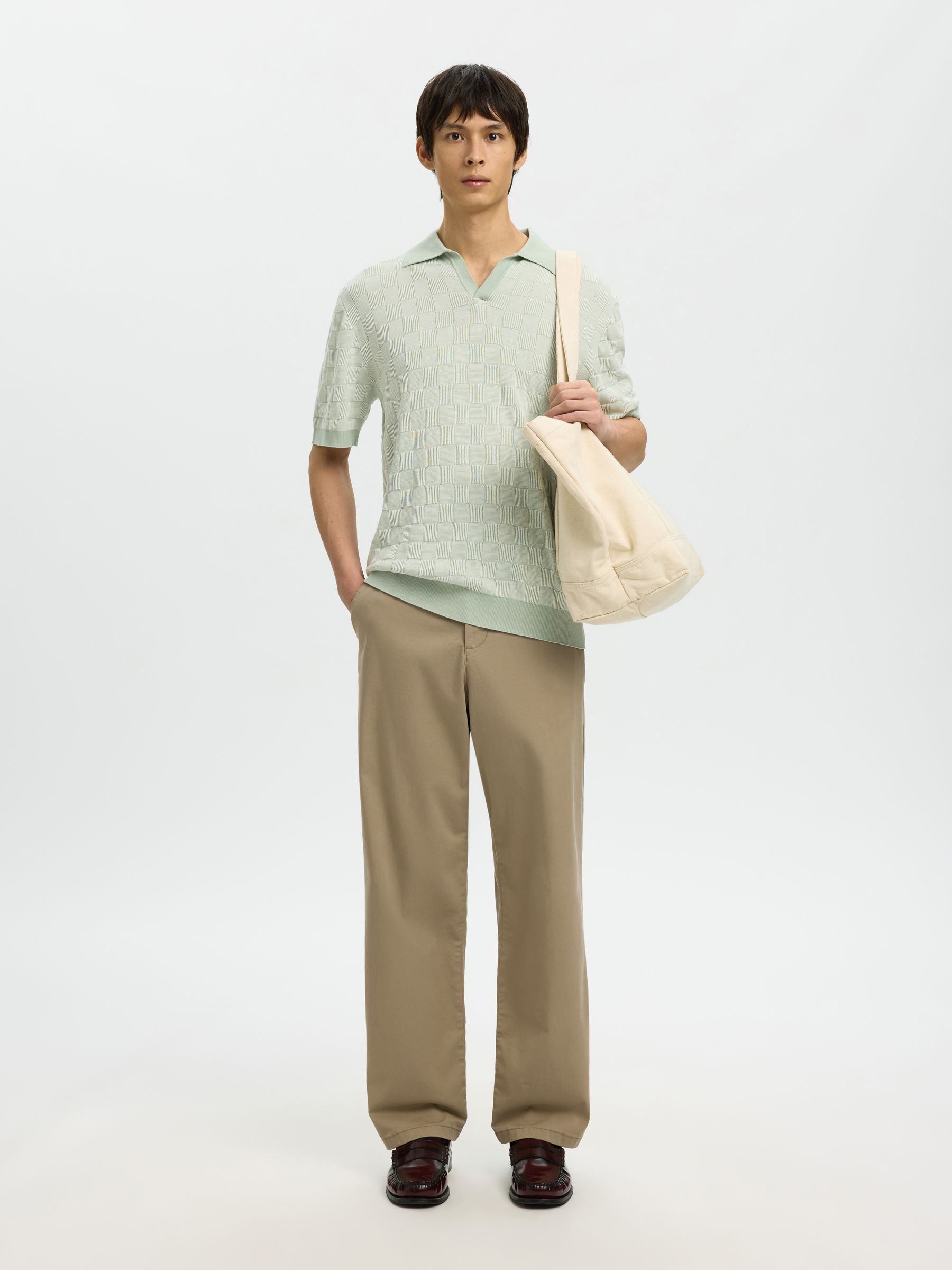 MANGAS CORTAS POLO, Aqua Gray, highres