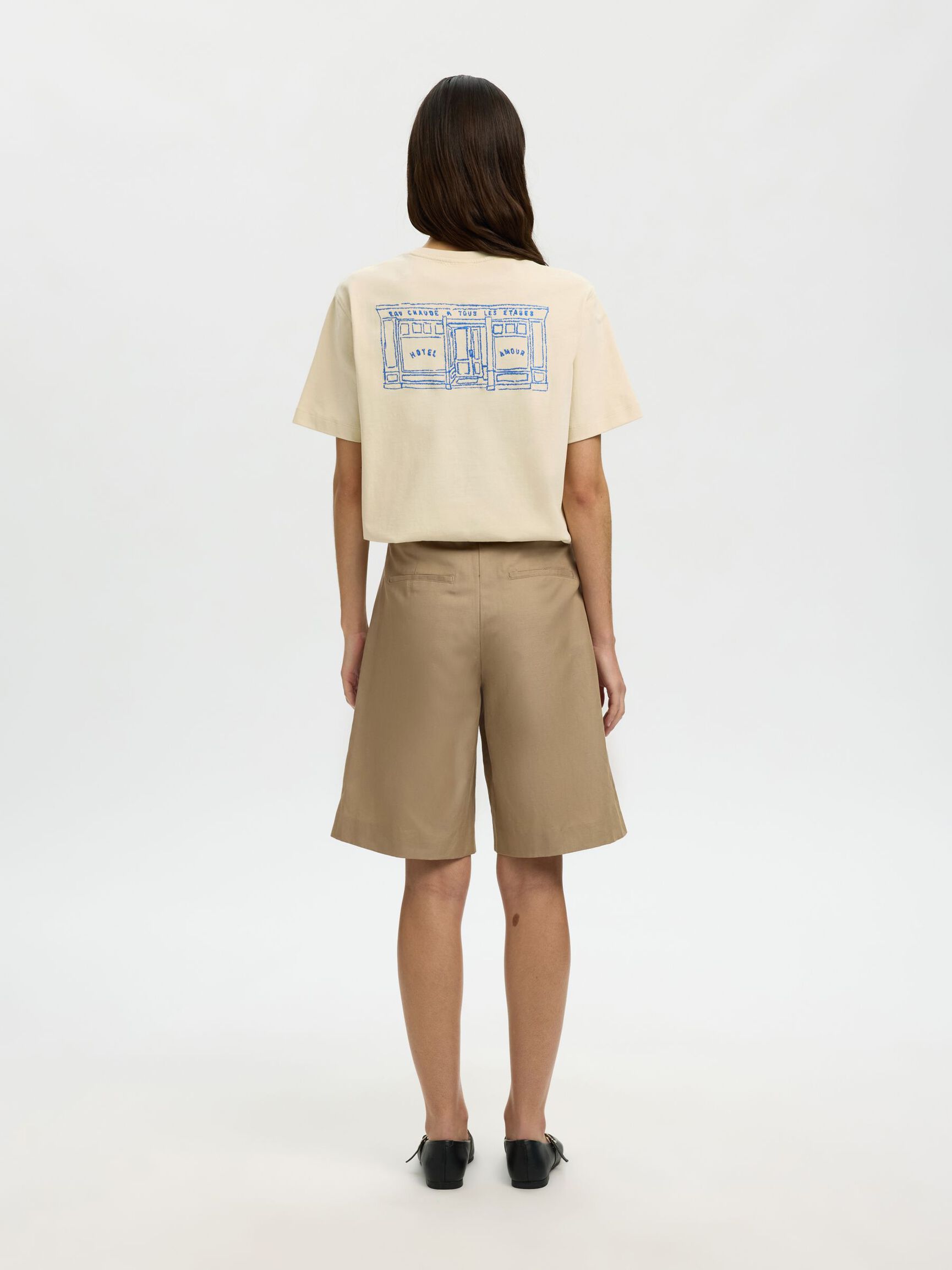 RELAXED FIT T-SHIRT, Angora, highres