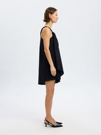 FLÄTAT ENAXLAD KLÄNNING, Black, highres