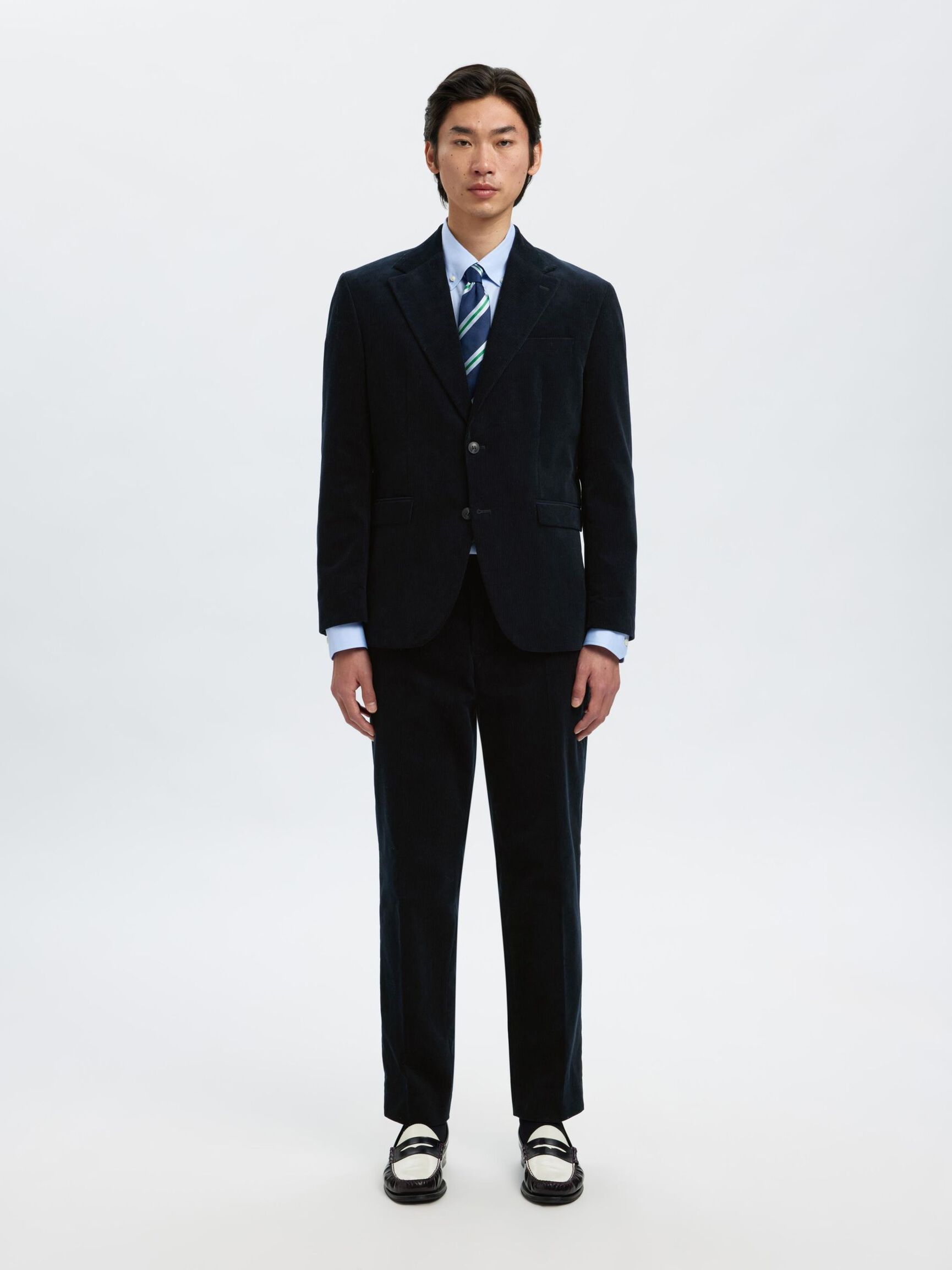 DE CORDEROY, CORTE REGULAR BLAZER, Sky Captain, highres