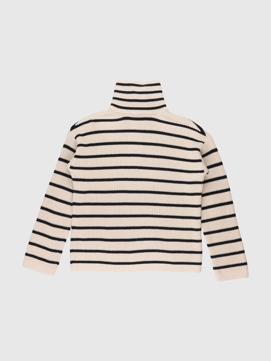 Selected STRIPED PULLOVER, Oatmeal, highres - 80000350_Oatmeal_1059898_002.jpg