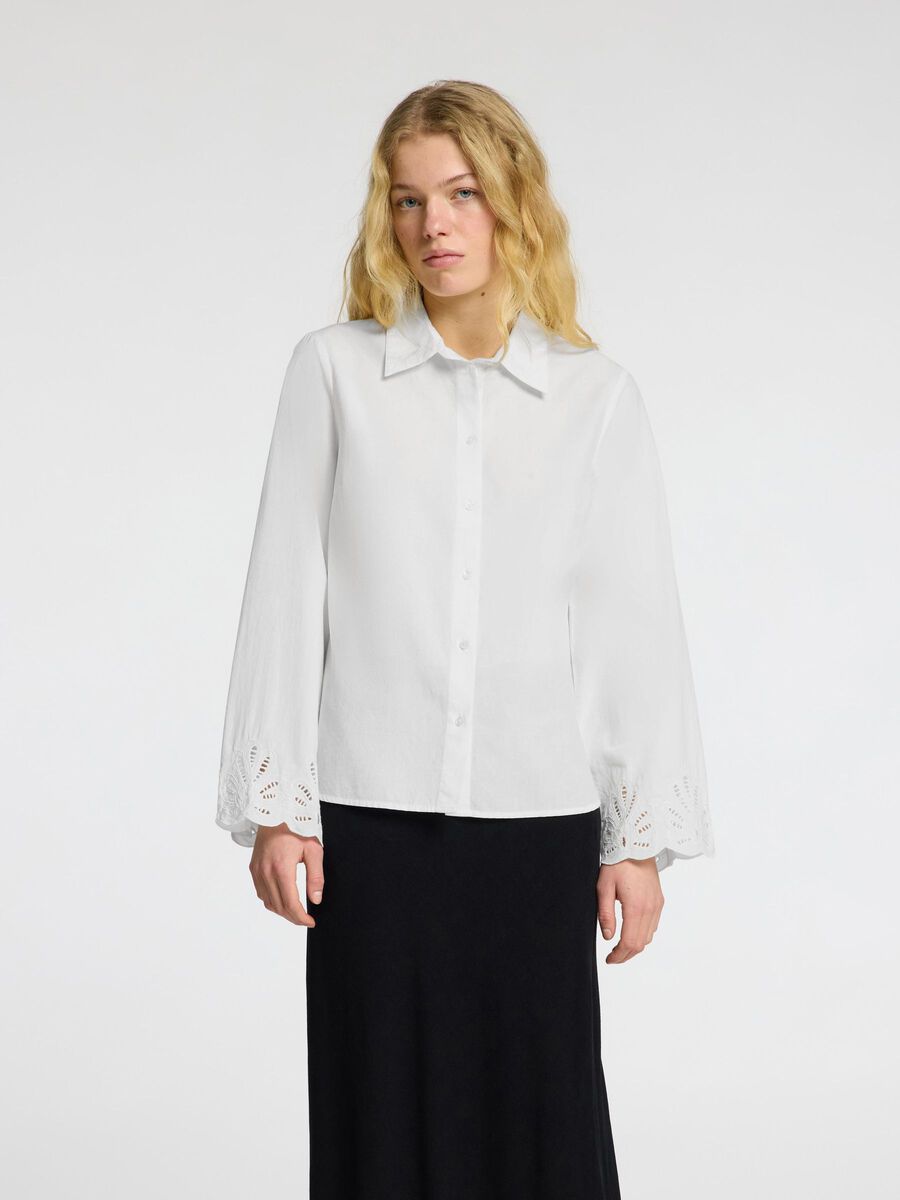 Selected BRODERIE ANGLAISE LANGARMHEMD, Bright White, highres - 16096442_BrightWhite_003.jpg