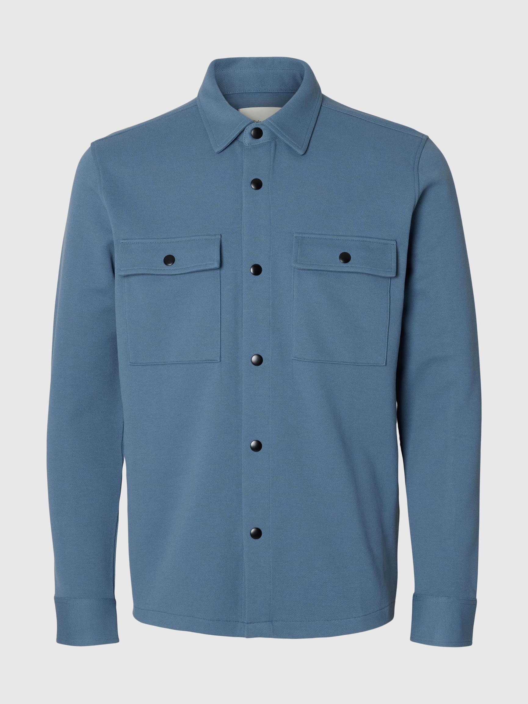 KLASSIEKE OVERSHIRT, Blue Mirage, highres