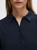 Selected CROPPED SHORT SLEEVED SHIRT, Dark Sapphire, highres - 16093937_DarkSapphire_006.jpg