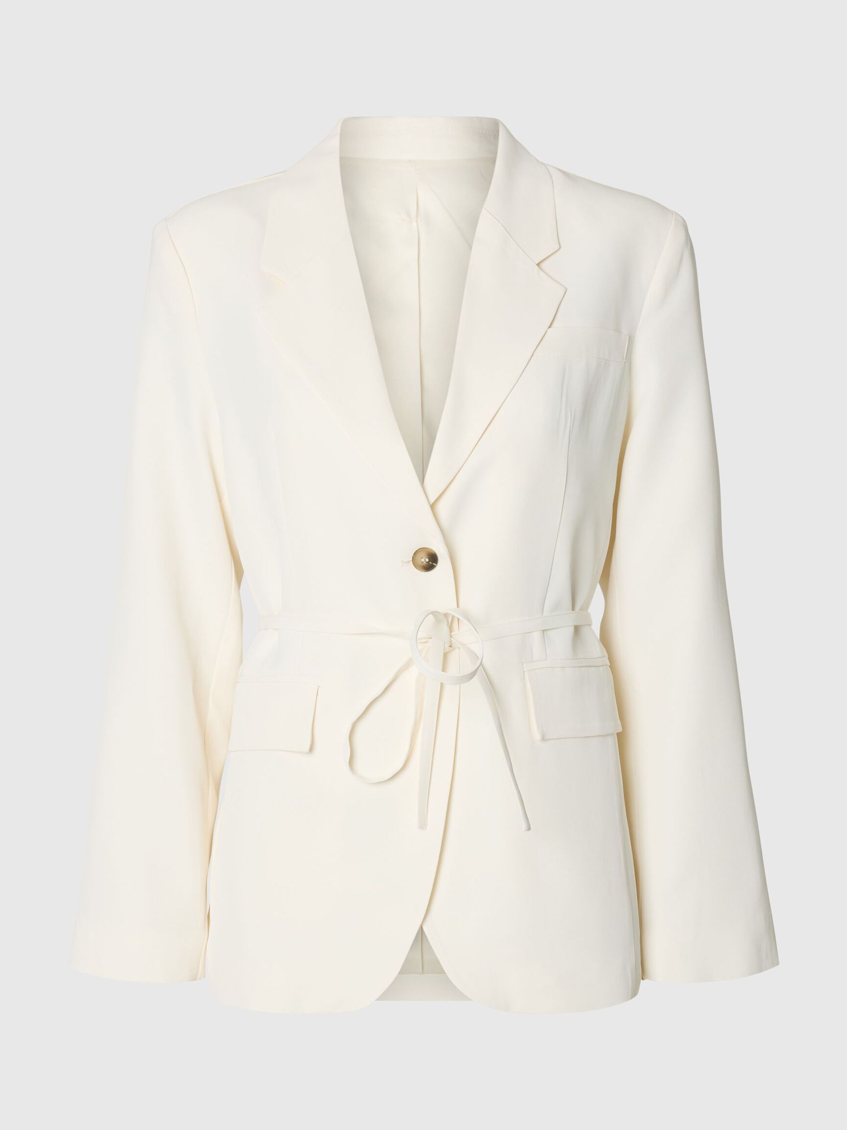 RIEM OVERSIZED BLAZER, Egret, highres