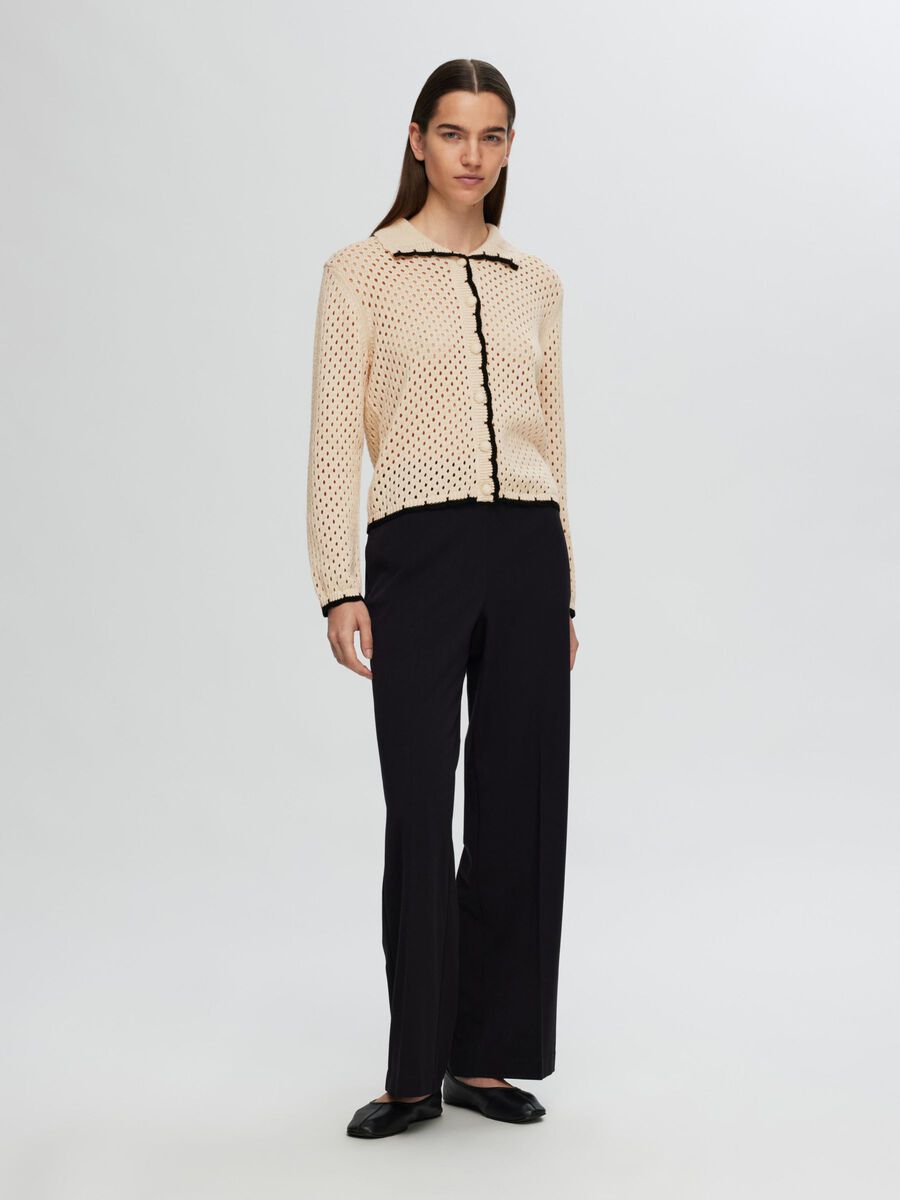 Selected LONG SLEEVED KNITTED CARDIGAN, Birch, highres - 16097421_Birch_1179123_005.jpg