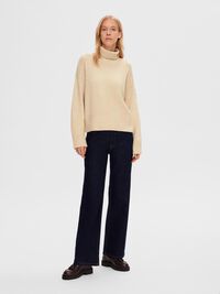 WOLLGEMISCH ROLLKRAGEN PULLOVER, Off. White Melange, highres